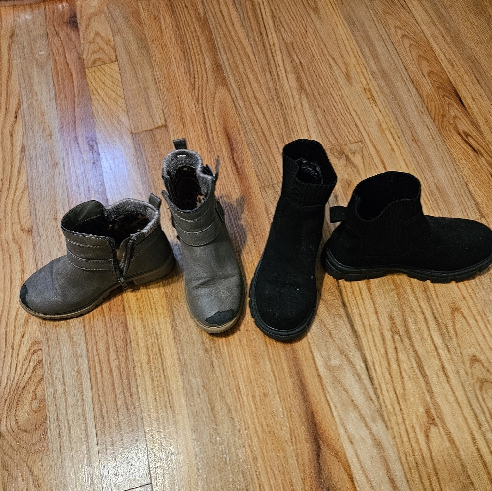 Girls boot bundle, two pair of shoes for one price, size 13